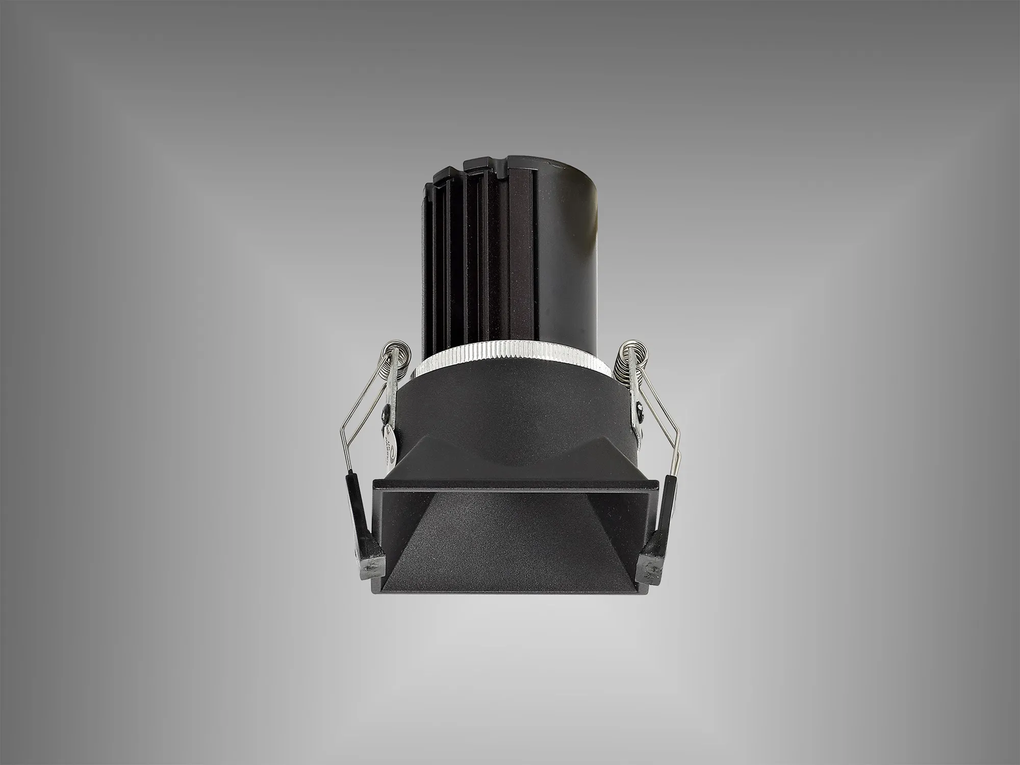 Biox 10 Tridonic Powered 10W 2700K 710lm 36° CRI>90 LED Engine Black Square Fixed Recessed Spotlight, IP20 DM201278  Dlux Biox 10